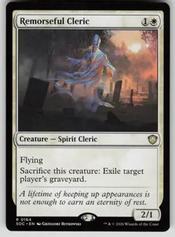 Remorseful Cleric Rare Commander: Secrets of Strixhaven 164 MTG Near Mint 2026 - Image 1