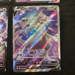 Pokemon Mew V, Vmax And Mewtwo V X2 Bundle. 4 Cards In Total. - Image 4