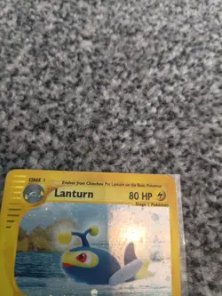 Pokemon TCG Lanturn H15/H32 Holographic Aquapolis Rare Card WOTC Yuka Morii - Image 2