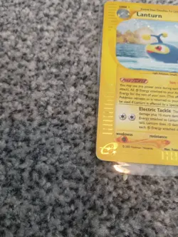 Pokemon TCG Lanturn H15/H32 Holographic Aquapolis Rare Card WOTC Yuka Morii - Image 5