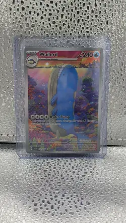 Pokemon TCG Wailord Illustration Rare Holo Sv09 Journey Together English 162/159 - Image 1