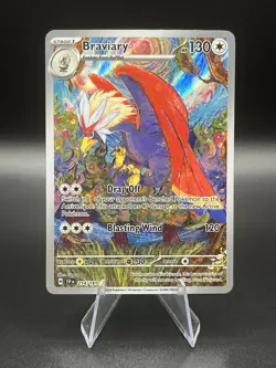 Braviary 214/191 Illustration Rare Holo Pokemon TCG Surging Sparks - Image 1
