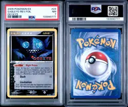 Pokemon Sableye 23 EX Deoxys Reverse Holo Rare PSA 7 - Image 4