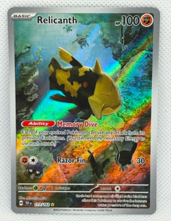 Pokemon Temporal Forces - Relicanth 173/162 - Illustration Rare - NM/M Condition - Image 1