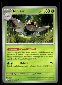 2025 Pokemon - Mega Evolutions . Ninjask #17 - Image 1