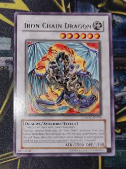 Iron Chain Dragon CSOC-EN040 Unlimited Edition Rare NM Yugioh - Image 3