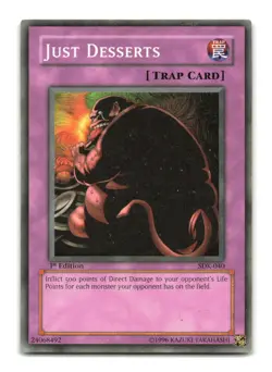 Just Desserts - SDK-040 1st Edition - YuGiOh-LP - Image 1