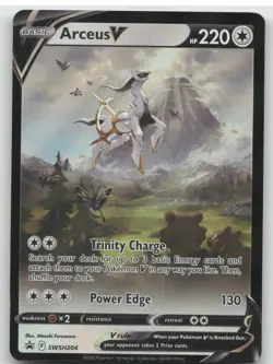 2022 Sword & Shield Arceus V Black Star Promo #SWSH204 - Image 1