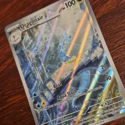 Pokemon TCG Dragonair Scarlet & Violet 151 Rare Holo Card 181/165 NM Condition - Image 5
