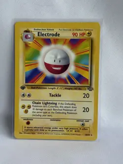 Pokemon Card Electrode 18/64 Jungle 1st Edition - Image 1