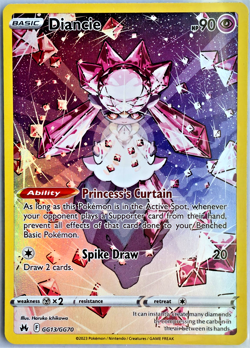 Diancie GG13/GG70 Galarian Gallery Crown Zenith NM - Pokemon TCG - Image 1