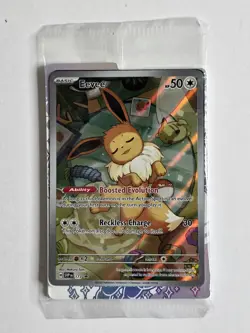 Eevee SVP 173 Black Star Promo from Prismatic Evolutions ETB Pokemon TCG Sealed! - Image 2