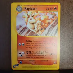 POKEMON TCG RAPIDASH 31/147 NON HOLO RARE EXCELLENT AQUAPOLIS - Image 1