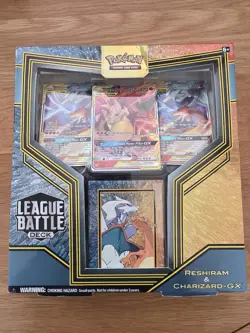 Pokemon TCG Reshiram & Charizard GX League Battle Deck 22/236 20/214 Sealed - Image 1