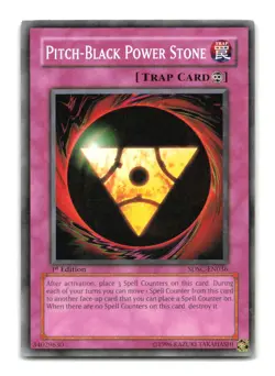Pitch-Black Power Stone - SDSC-EN036 1st Edition - YuGiOh-LP - Image 1