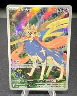 Zacian 100/094 Illustration Rare Phantasmal Flames Pokemon NM - Image 1
