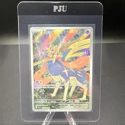 Zacian 100/094 Illustration Rare Phantasmal Flames Pokemon NM - Image 3