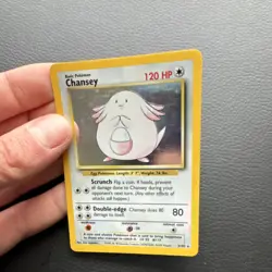 Pokemon TCG Chansey 3/102 Base Set Holo Rare 1999 WOTC 120 HP Basic Ken Sugimori - Image 3