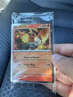 Pokemon TCG Ho-Oh EB Games Stamped Promo 010/086 Chaos Rising Preorder (SEALED!) - Image 1