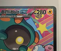 Pokemon Iono's Bellibolt ex 279/217 Ascended Heros Special Illustration Rare - Image 3