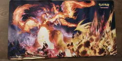 Pokemon Charizard Ultra Premium Collection Play Mat New Unused 820650871115 - Image 1