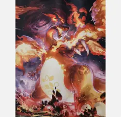 Pokemon Charizard Ultra Premium Collection Play Mat New Unused 820650871115 - Image 2