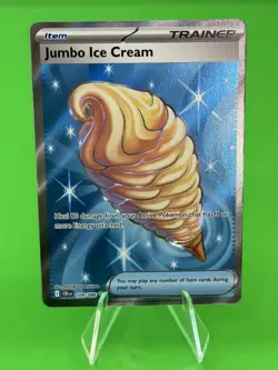 Pokemon Jumbo Ice Cream Mega Evolution Chaos Rising UR Full Art 109/086 NM!!! - Image 1
