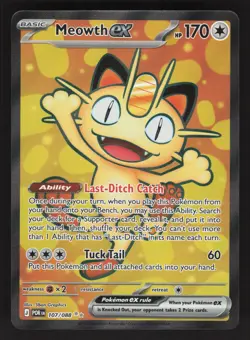 Meowth ex 107/088 Pokemon TCG ME03: Perfect Order NM - Image 1