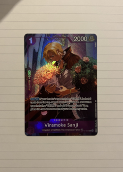 Vinsmoke Sanji TR OP10-063 Alternate Art One Piece Card Game English - Image 1