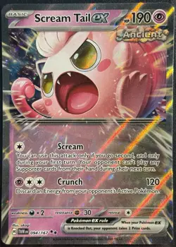 Scream Tail EX 094/167 - Ultra Rare Twilight Masquerade Pokemon TCG - NM Card - Image 1