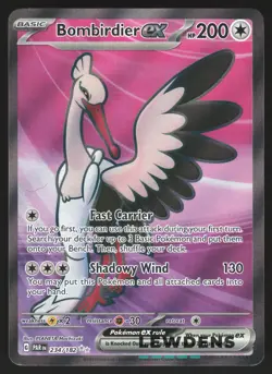 Bombirdier ex - 234/182 - Full Art Ultra Rare - Paradox Rift - Pokemon Card - Image 1