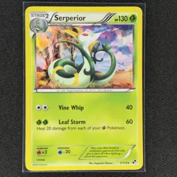Serperior - 5/114 - Cracked Ice Holo - Black and White - Pokemon Card - NM/M - Image 1