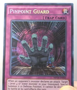 YuGiOh TCG Card Pinpoint Guard MP14-EN044 Secret Rare 1st Edition - Image 1