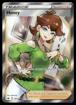 Pokemon Cards Honey 192/198 Chilling Reign Ultra Rare NM - Image 1
