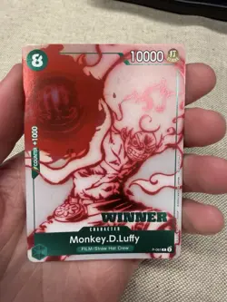 One Piece Card Game - Monkey.D.Luffy (P-061) Foil Winner English - Image 1