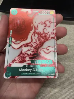 One Piece Card Game - Monkey.D.Luffy (P-061) Foil Winner English - Image 4
