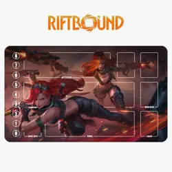 Miss Fortune MF Riftbound League of Legends Playmat+Bag Trading Card Game Mat 16 - Image 1