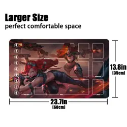 Miss Fortune MF Riftbound League of Legends Playmat+Bag Trading Card Game Mat 16 - Image 2