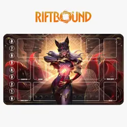 Ahri Riftbound League of Legends Playmat+Bag Trading Card Game Mat Mousepad 18 - Image 1