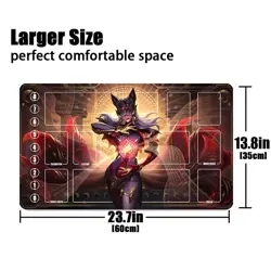 Ahri Riftbound League of Legends Playmat+Bag Trading Card Game Mat Mousepad 18 - Image 2