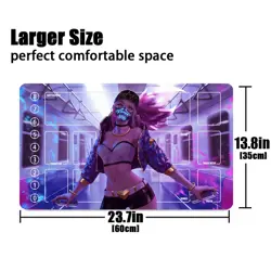 Riftbound Akali League of Legends Playmat+Bag Trading Card Game Mat Mousepad hot - Image 2