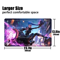 Jinx Riftbound League of Legends Playmat+Bag Trading Card Game Mat Mousepad 11 - Image 2