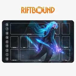 Katarina Riftbound League of Legends Playmat+Bag Trading Card Game Mat Mousepad - Image 1
