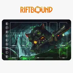 Teemo Riftbound Playmat League of Legends Playmat+Bag Trading Card Game Mat 14 - Image 1