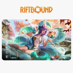 Ahri Riftbound League of Legends Playmat+Bag Trading Card Game Mat Mousepad 15 - Image 1