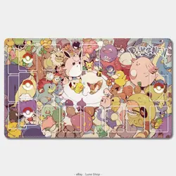 Pokemon Playmat+Bag Pokemon PTCG Trading Card Game Mat Playmat #127 hot - Image 1