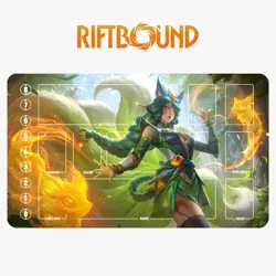 Ahri Riftbound League of Legends Playmat+Bag Mousepad Trading Card Game Mat 5 - Image 1