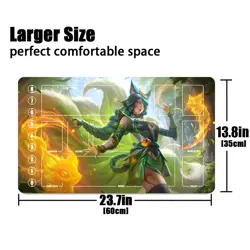 Ahri Riftbound League of Legends Playmat+Bag Mousepad Trading Card Game Mat 5 - Image 2