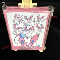 Pokemon S-Chinese Sun&Moon Sylveon Theme Card Sleeve Sealed from Eevee Gift - Image 2