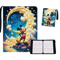 Disney Mickey Mouse Card Book Holder Binder Trading Collection 400 Card Case - Image 1
